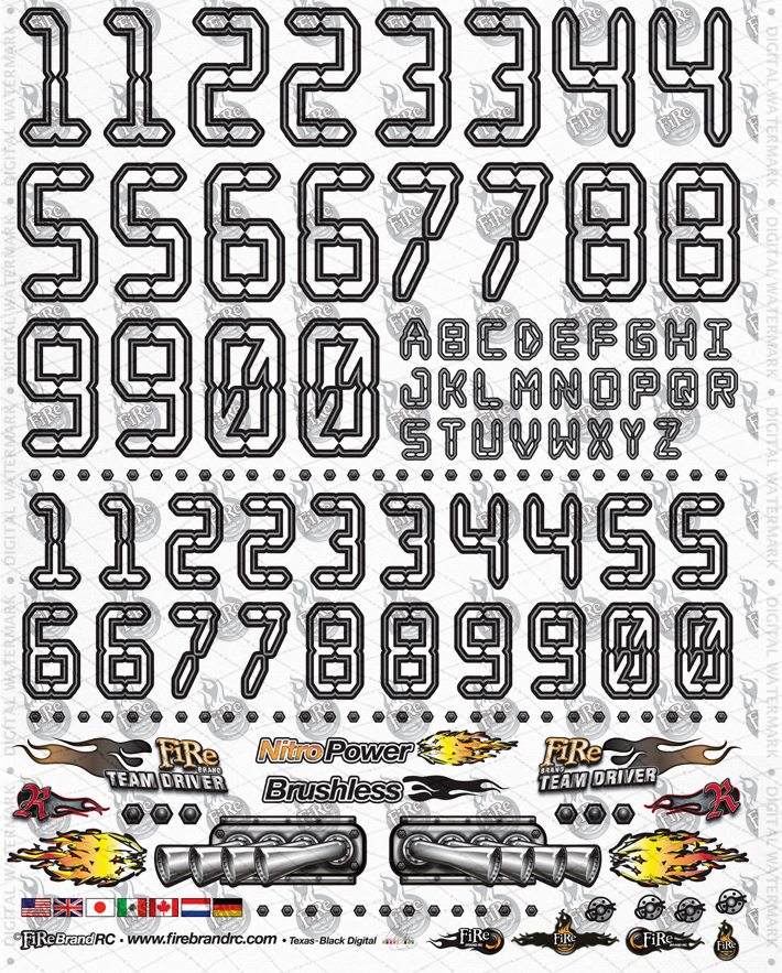 NUMB3RS™ DIGITAL WHITE w/BLACK - Image 2