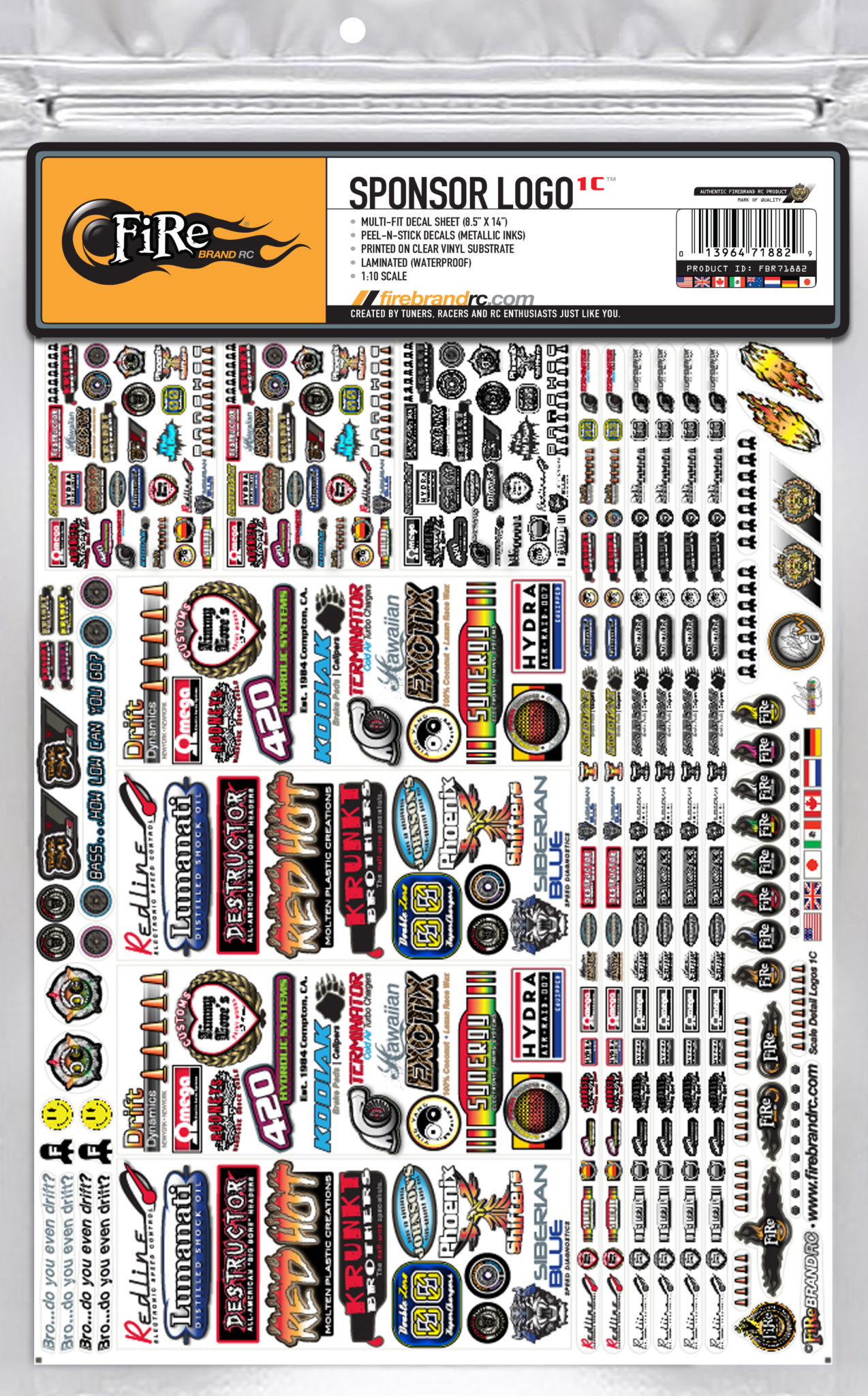 Scale RC decals