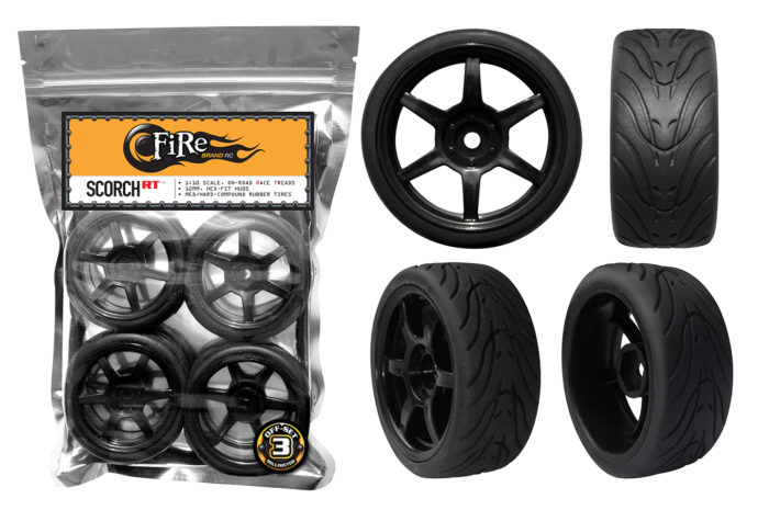 +Drift Tire 3 4pcs RC 1/10 Hard Drift Tire Tyre Wheel Rim V14SNK 3mm offset10305 