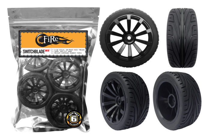 4pcs 1/10 Scale RC Drift Tires - Rubber Racing Wheels For ZD Racing Cars