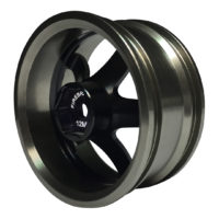 4 Firebrand RC HighFive PRO SERIES Aluminum Drift Wheels Gunmetal/Black