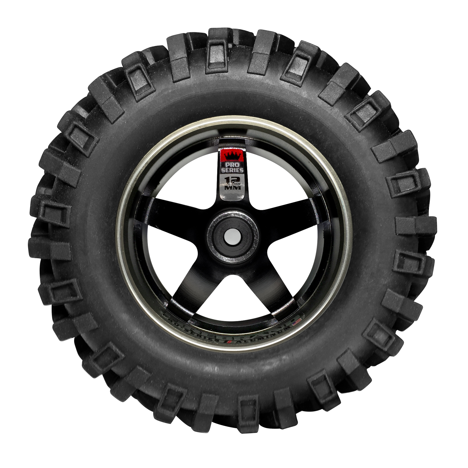4 Firebrand RC HighFive PRO SERIES Aluminum Drift Wheels Gunmetal/Black