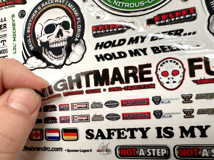 SPONSOR LOGOS 6 DECALS - Image 3