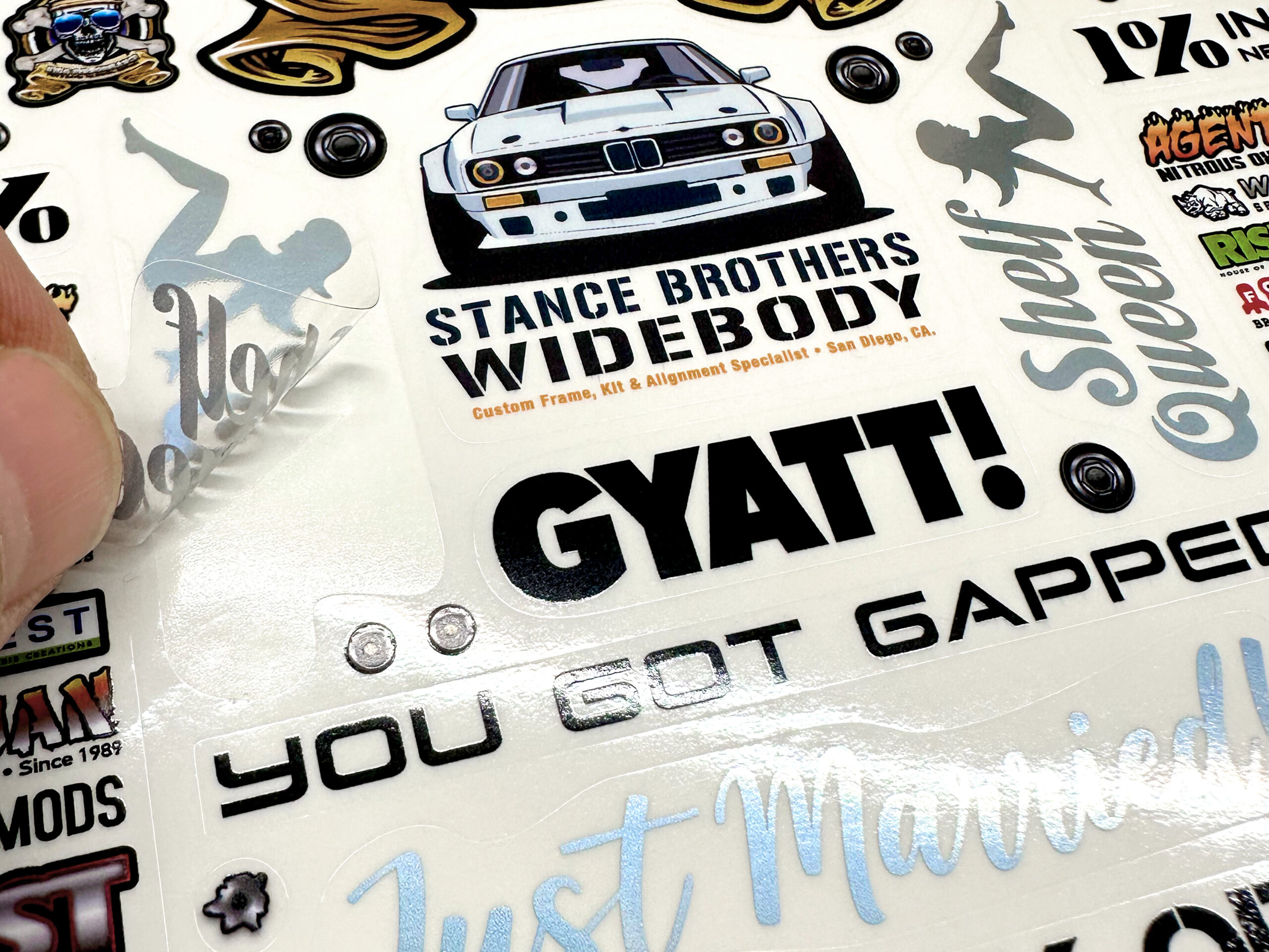 SPONSOR LOGO 7 DECALS - Image 3